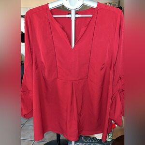 Lane Bryant - Red long Sleeve shirt
